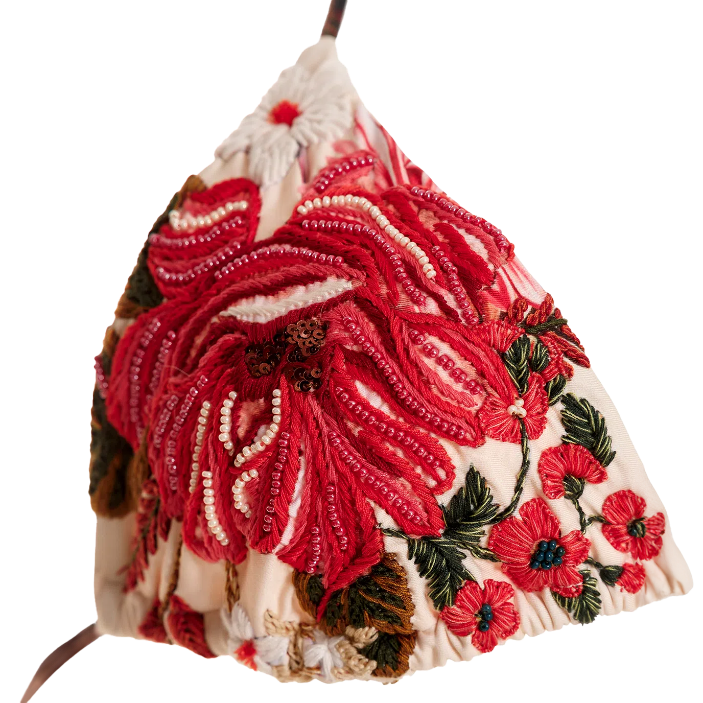 Lolita embroidered Bikini Top