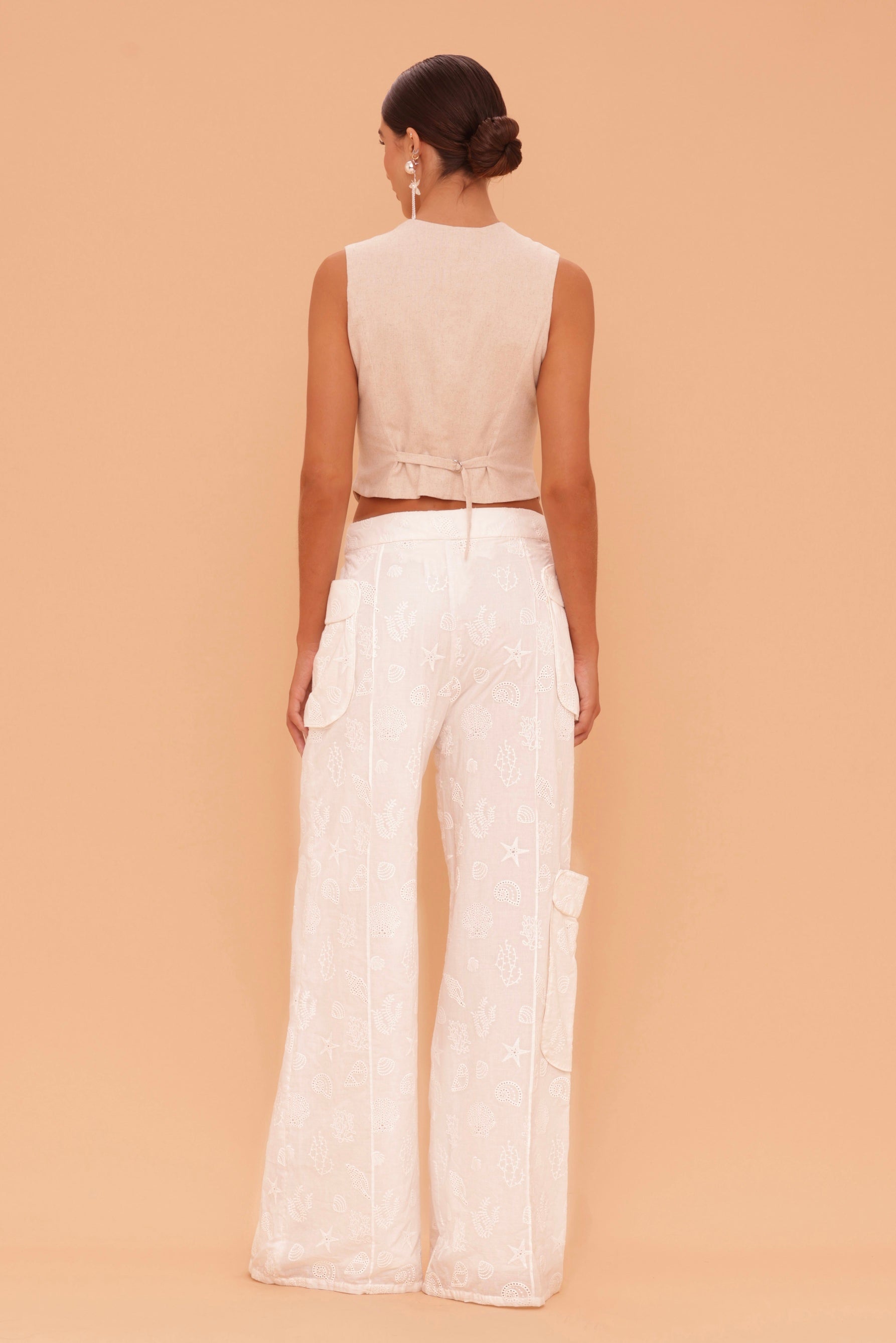 Sand Stripe Vest