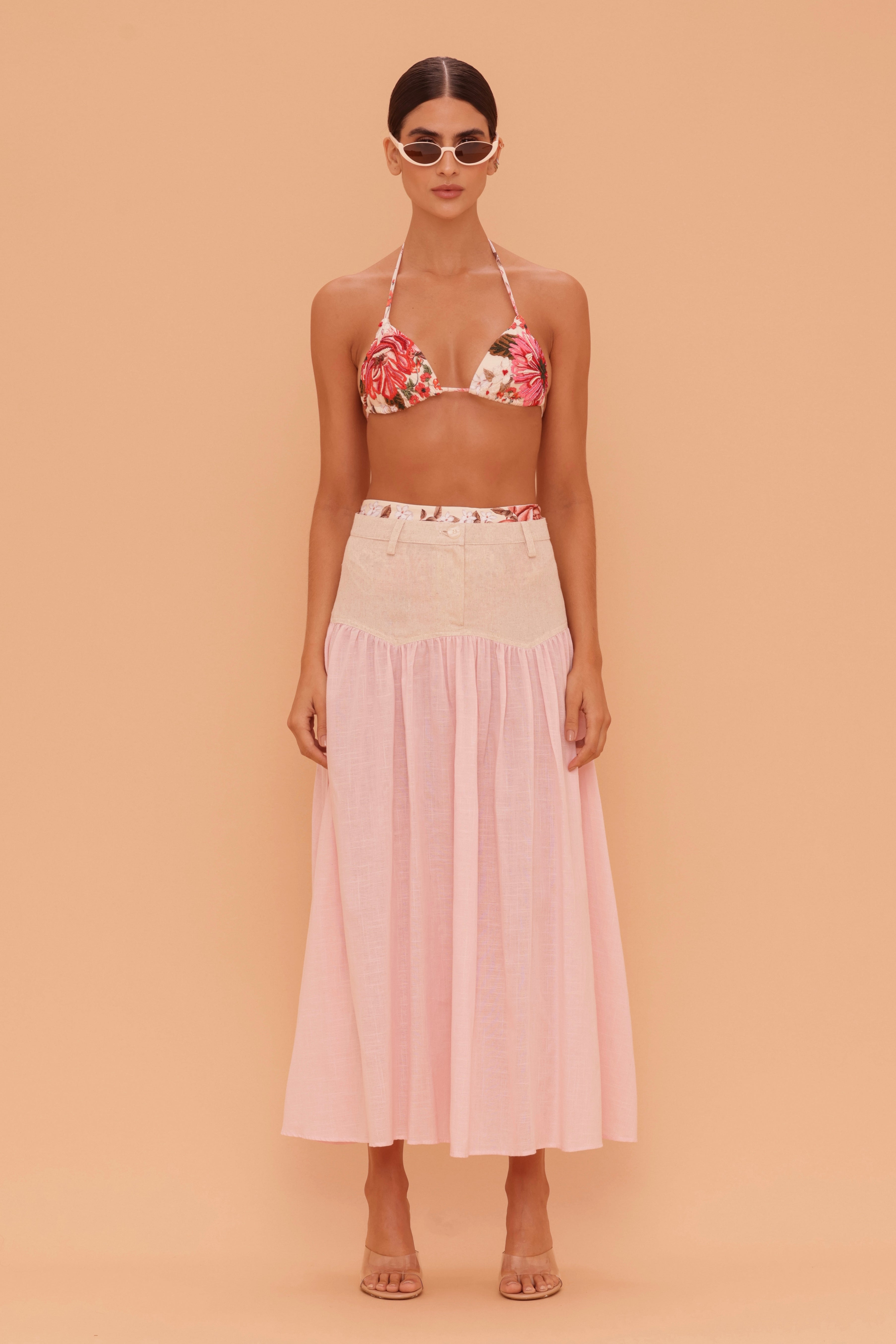 Sand Stripe Skirt