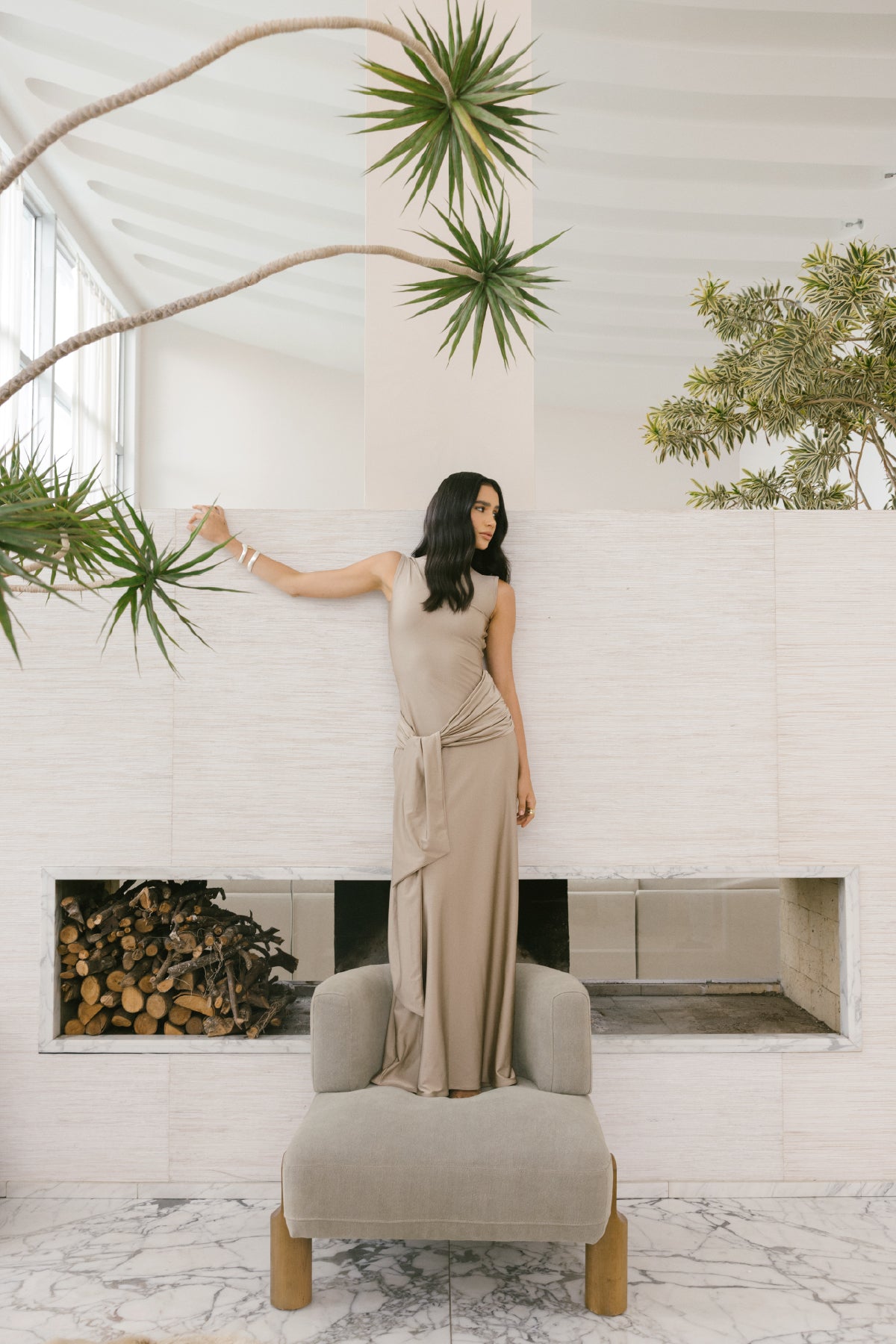 Sand Selene Dress