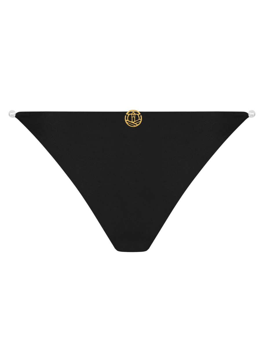 Pearl Bikini Bottom Black