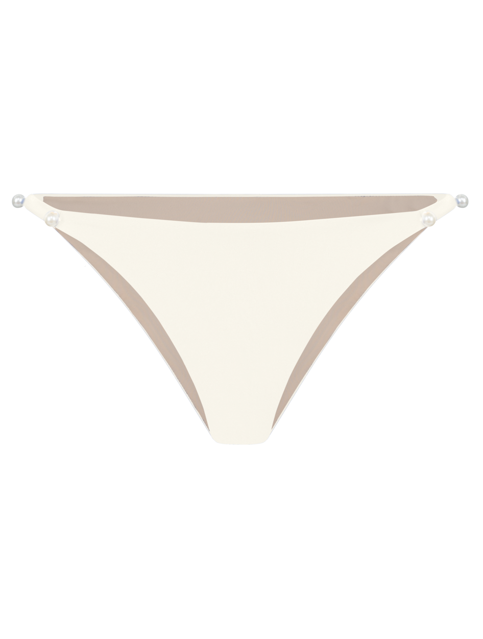 Pearl Bikini Bottom Ivory