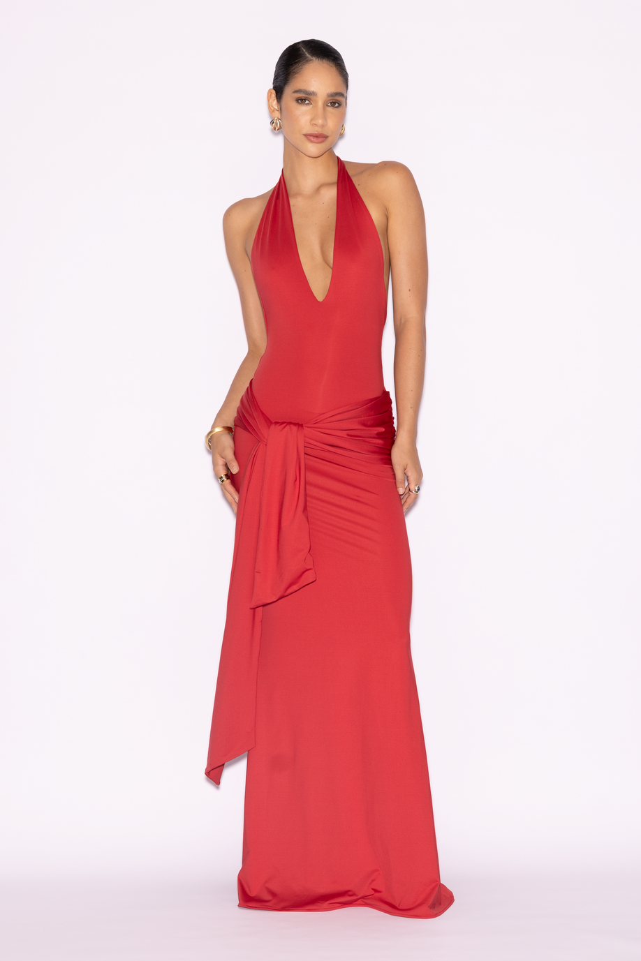 Crimson Muse Dress