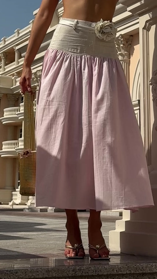 LINEN SKIRT